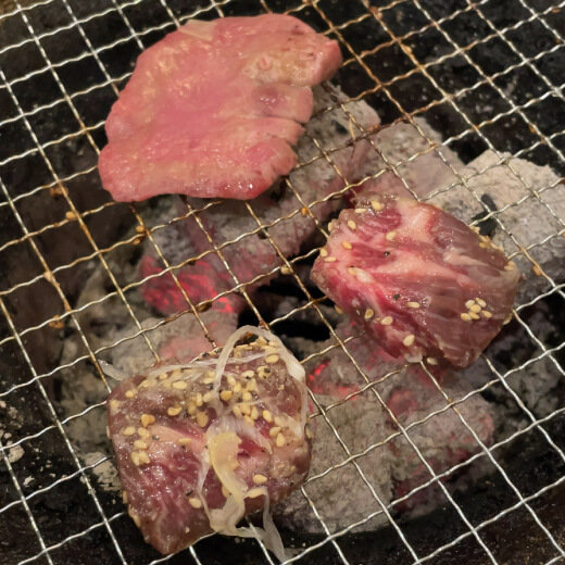 金龍　焼いてるところ